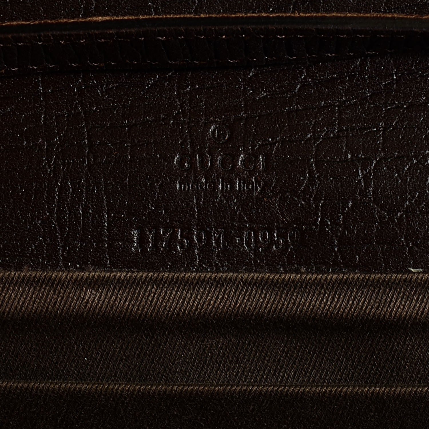 Gucci Monogram Bamboo Bar Clutch Brown 5 of 6
