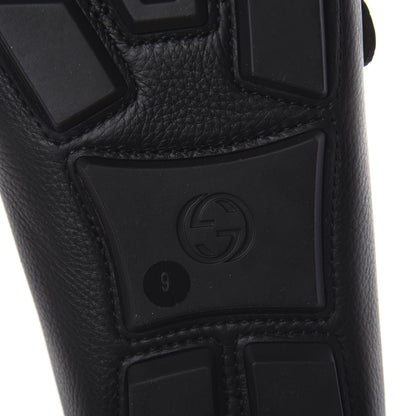 Gucci Calfskin Mens Web Sylvie Web Buckle Driver Loafers 9 Black 7 of 7