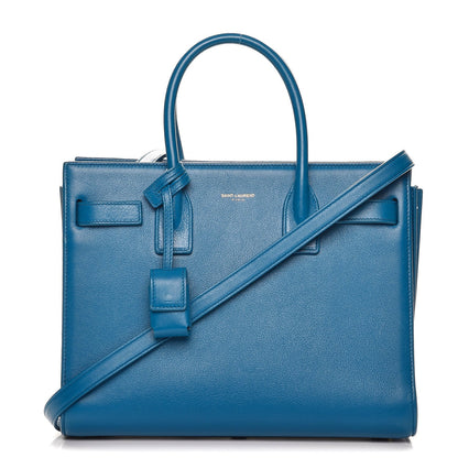 Saint Laurent Calfskin Baby Sac De Jour Indigo 1 of 13