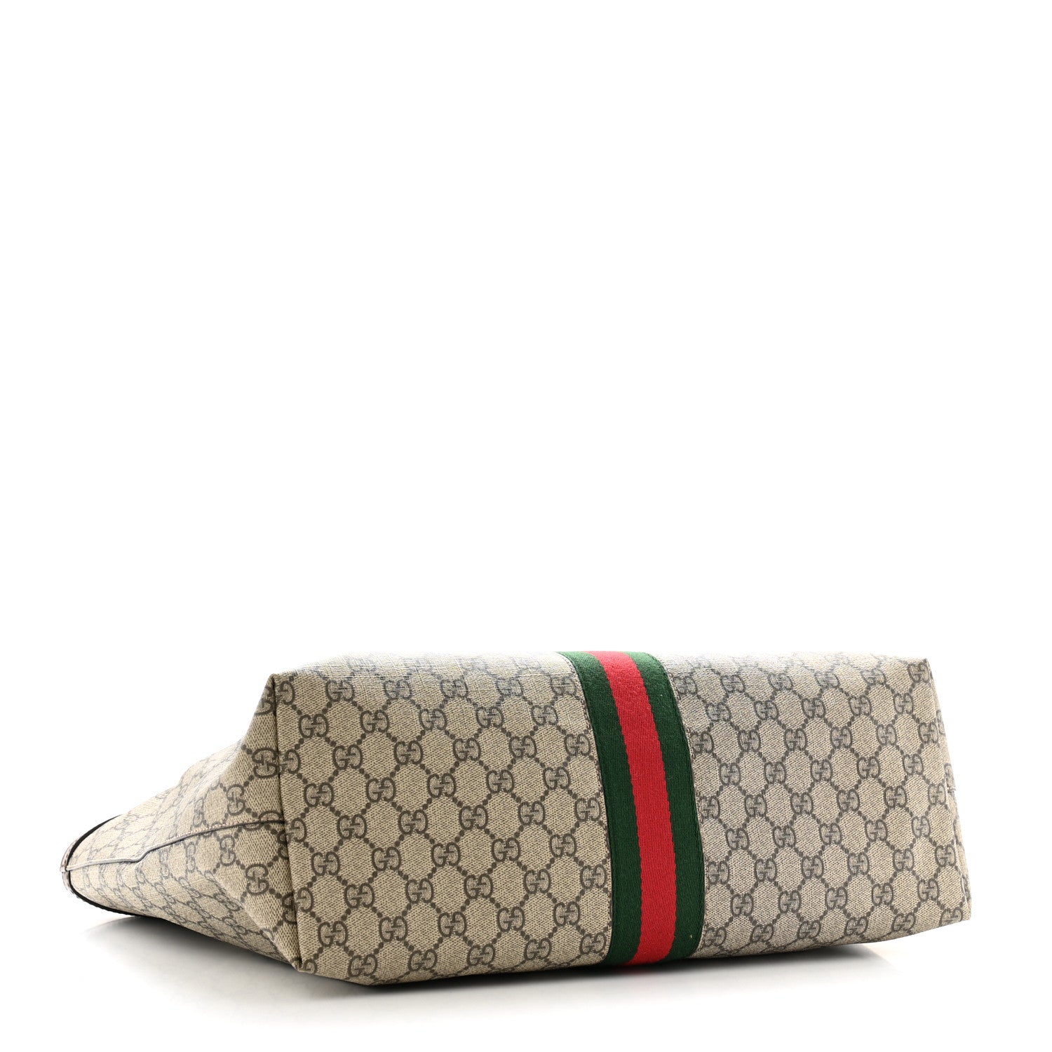Gucci GG Supreme Monogram Medium Ophidia Shopping Tote Brown 4 of 10