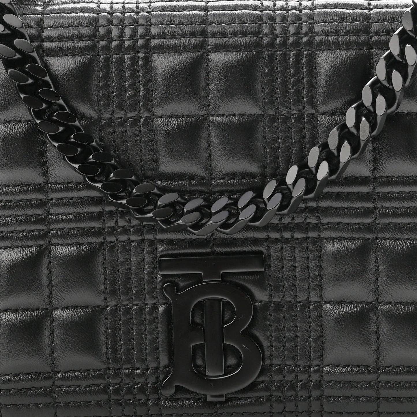 Lambskin Quilted Small Lola Bag Black