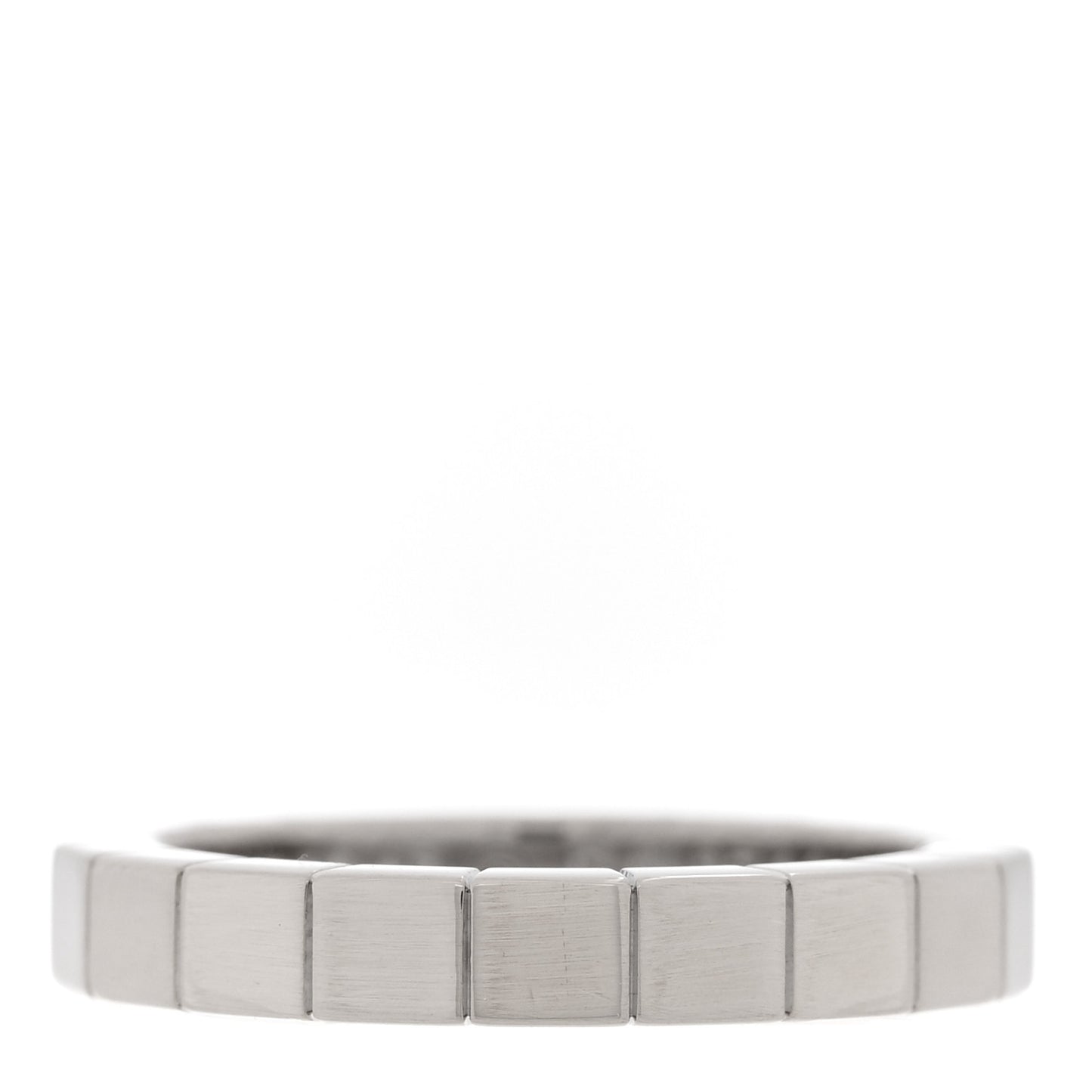 18K White Gold Lanieres Ring 48 4.5