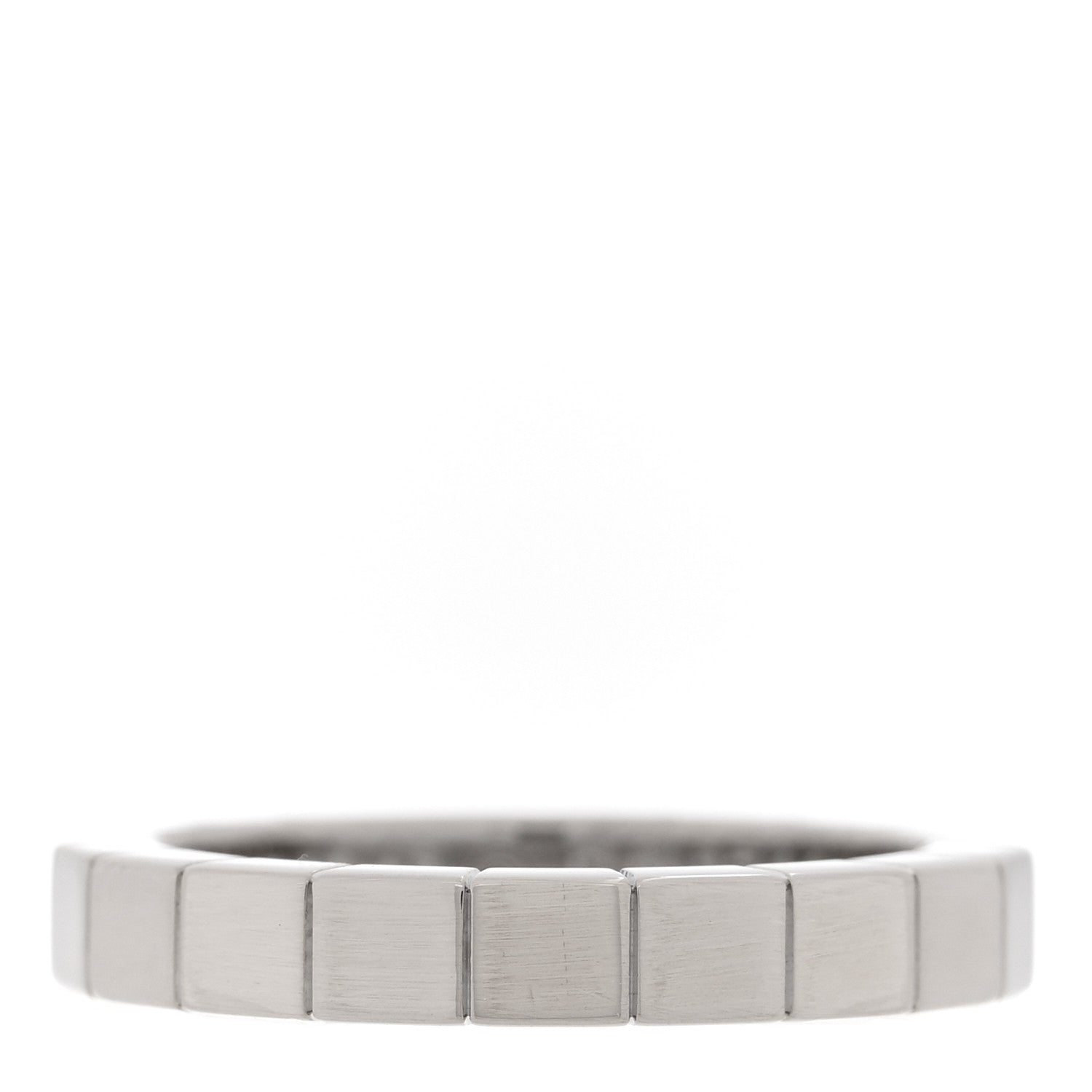 Cartier 18K White Gold Lanieres Ring 48 4.5 3 of 4