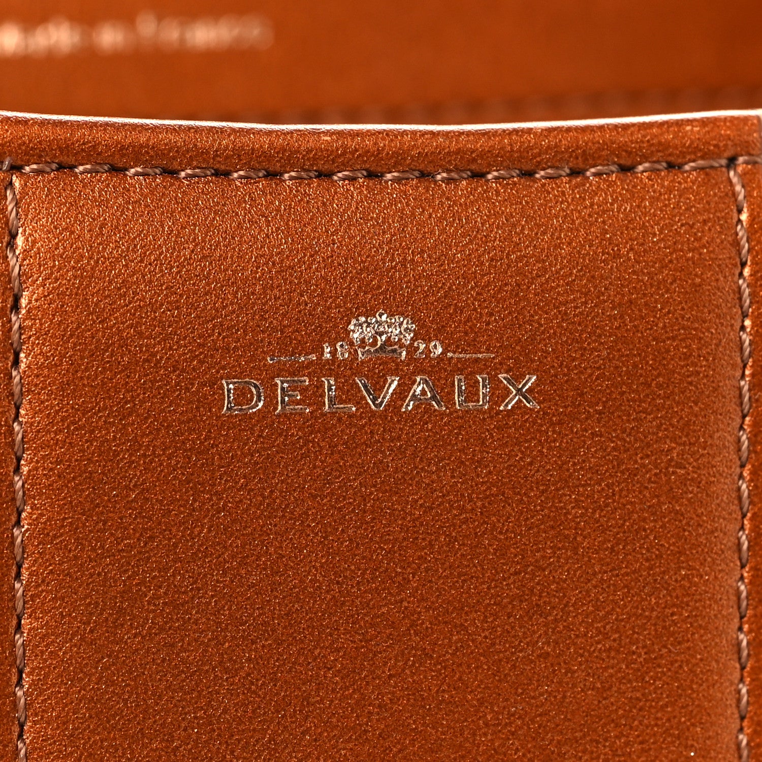 Delvaux Box Calfskin Mini Brillant Satchel Bronze 7 of 11