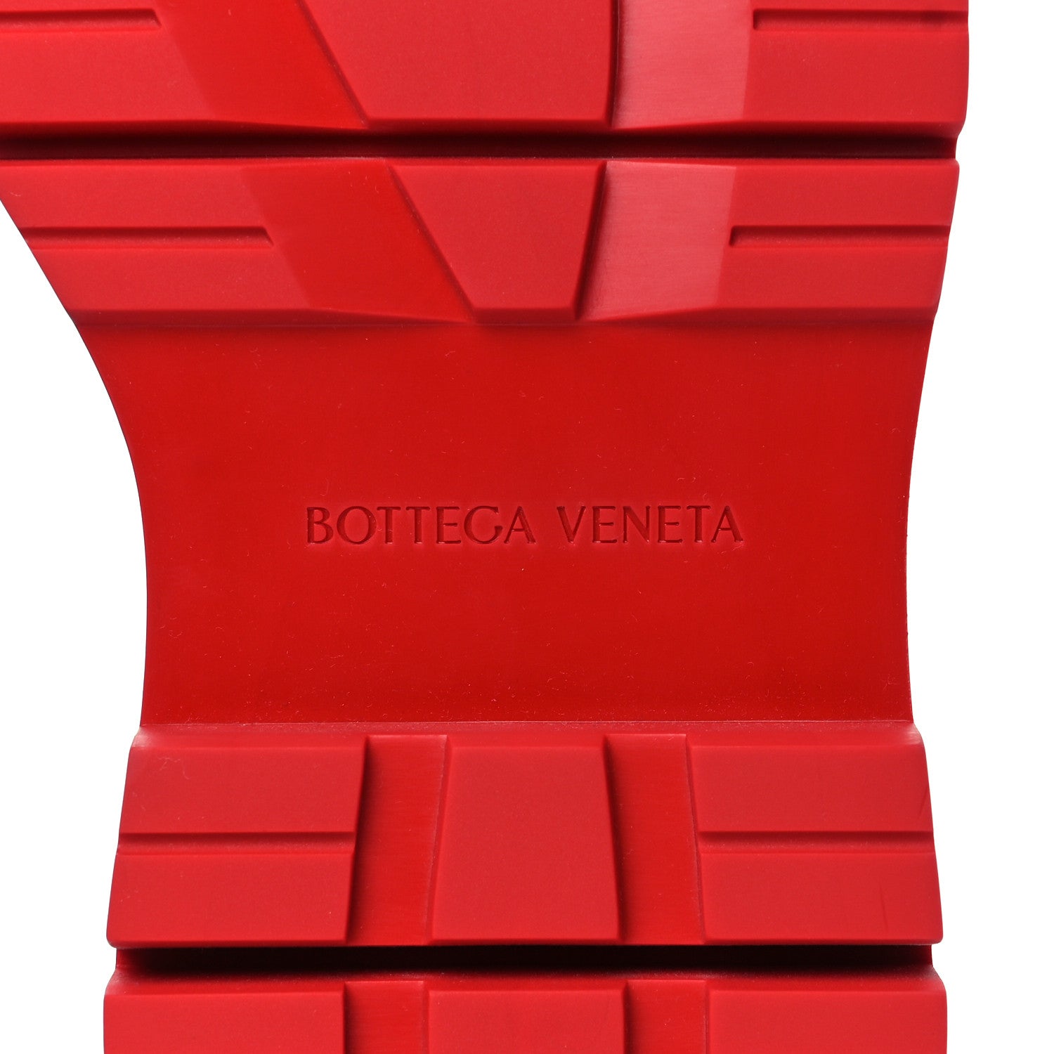 Bottega Veneta Calfskin The Tire Chelsea Boots 43 Black Bright Red 6 of 8