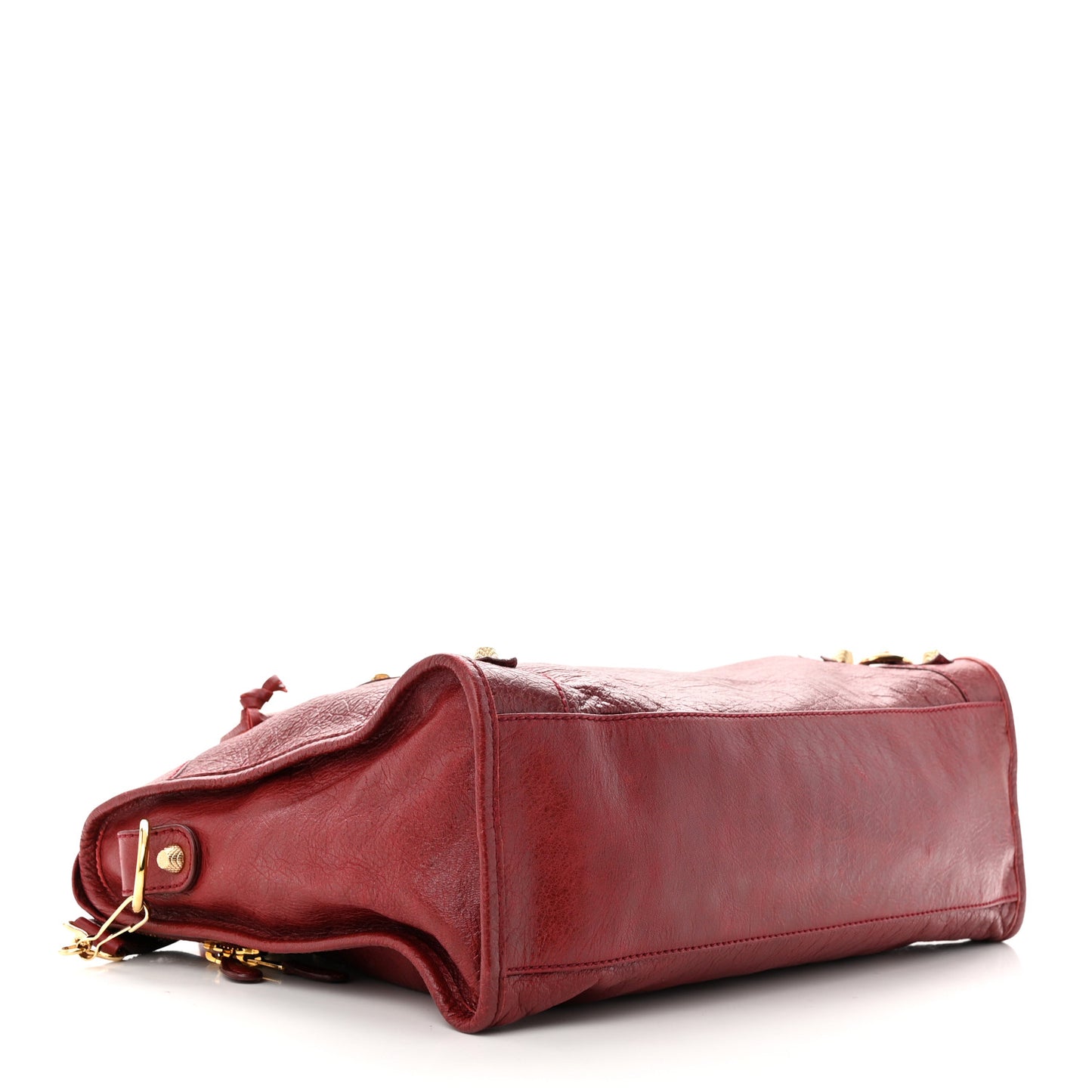 Agneau Giant 12 Gold Hardware City Rouge Cerise