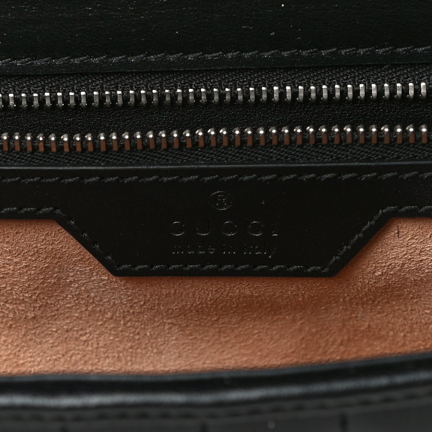 Gucci Calfskin Matelasse Aria Small GG Marmont Shoulder Bag Black 6 of 12