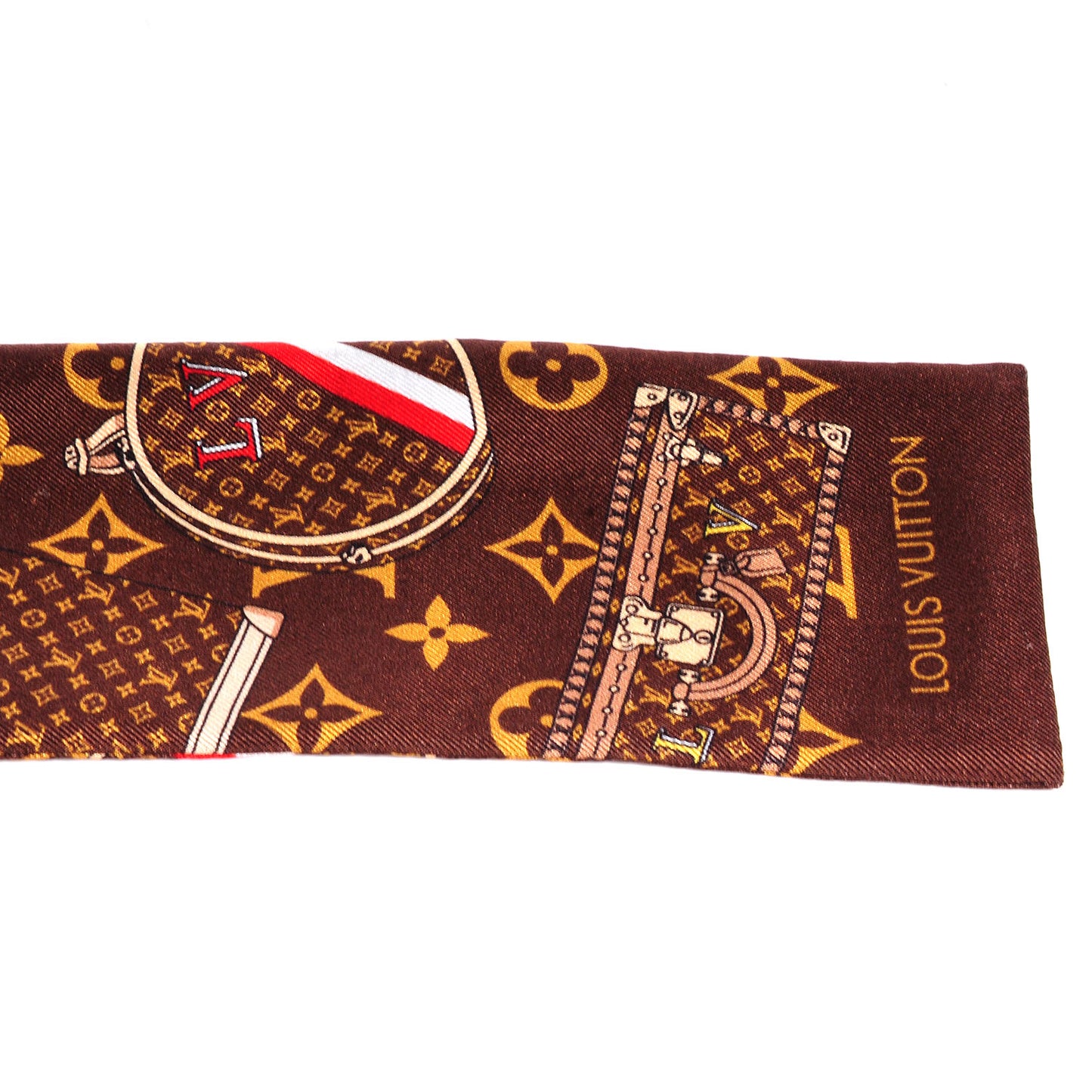 Silk Monogram Trunks Bandeau