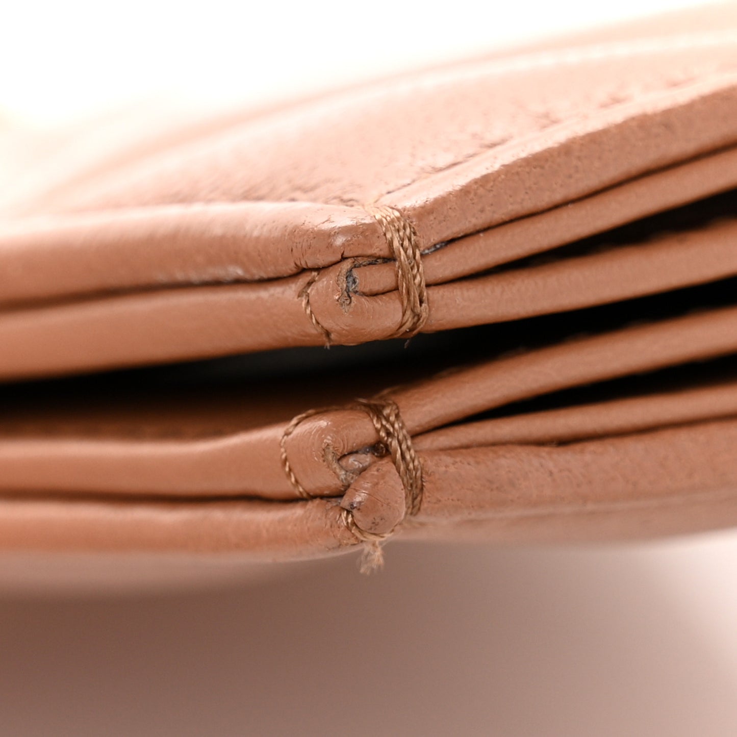 Lambskin Quilted Chanel 19 Passport Holder Brown