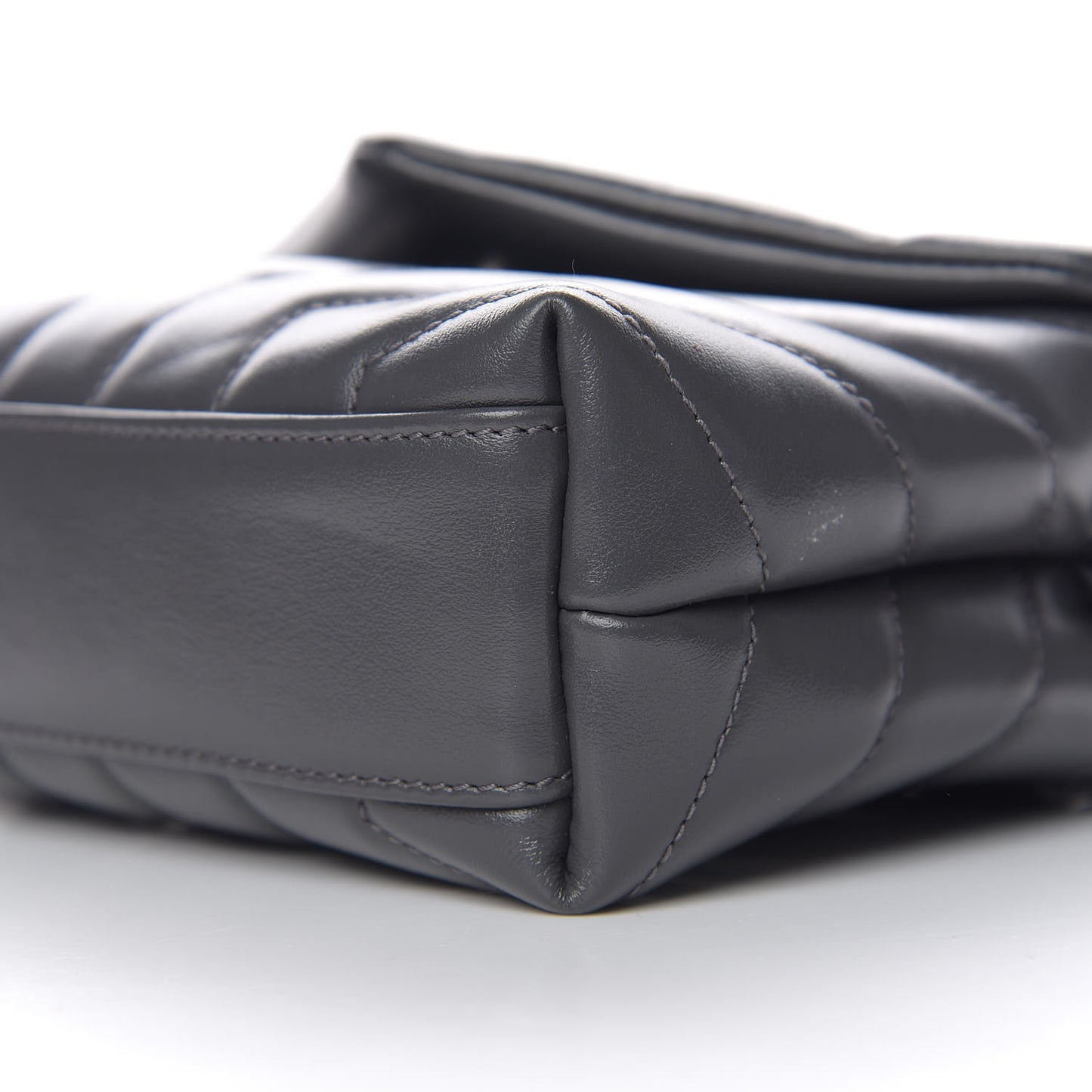 Calfskin Y Quilted Monogram Toy Loulou Crossbody Bag Asphalt
