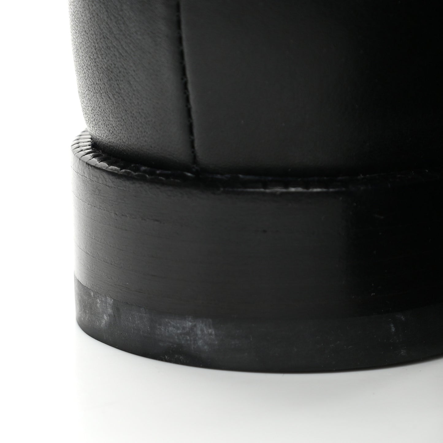 Calfskin Interlocking G Knee High Boots 39.5 Black