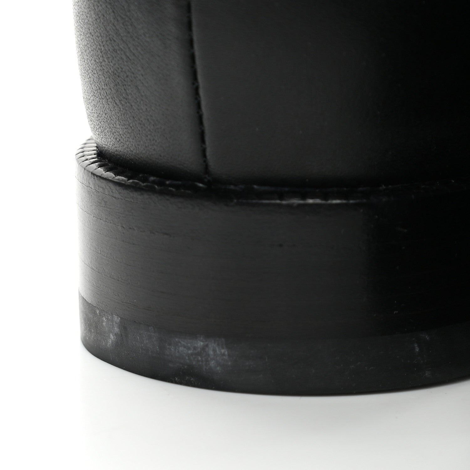 Gucci Calfskin Interlocking G Knee High Boots 39.5 Black 9 of 10