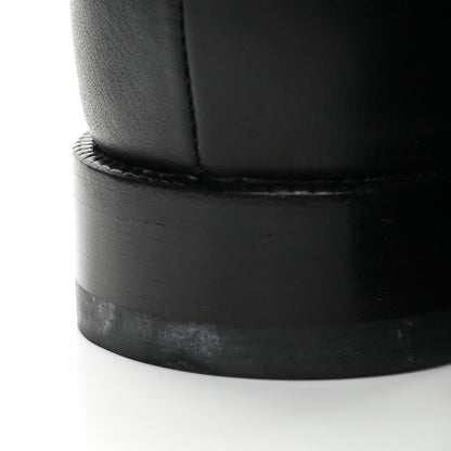 Gucci Calfskin Interlocking G Knee High Boots 39.5 Black 9 of 10