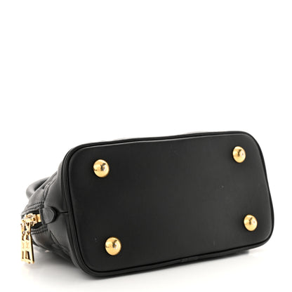 Louis Vuitton Calfskin Bubblegram Alma BB Black 4 of 13