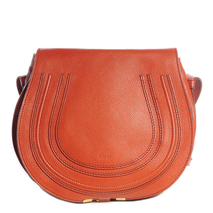 Chloe Calfskin Medium Marcie Round Crossbody Bag Indian Summer 1 of 11
