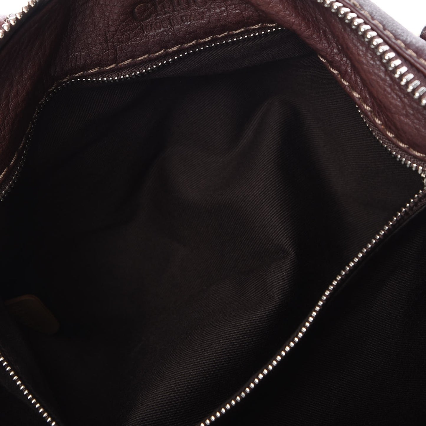 Calfskin Medium Paddington Satchel Chocolate