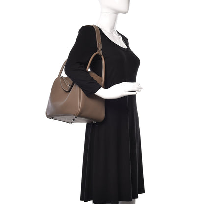 Hermes Taurillon Clemence Lindy 30 Etoupe 2 of 13
