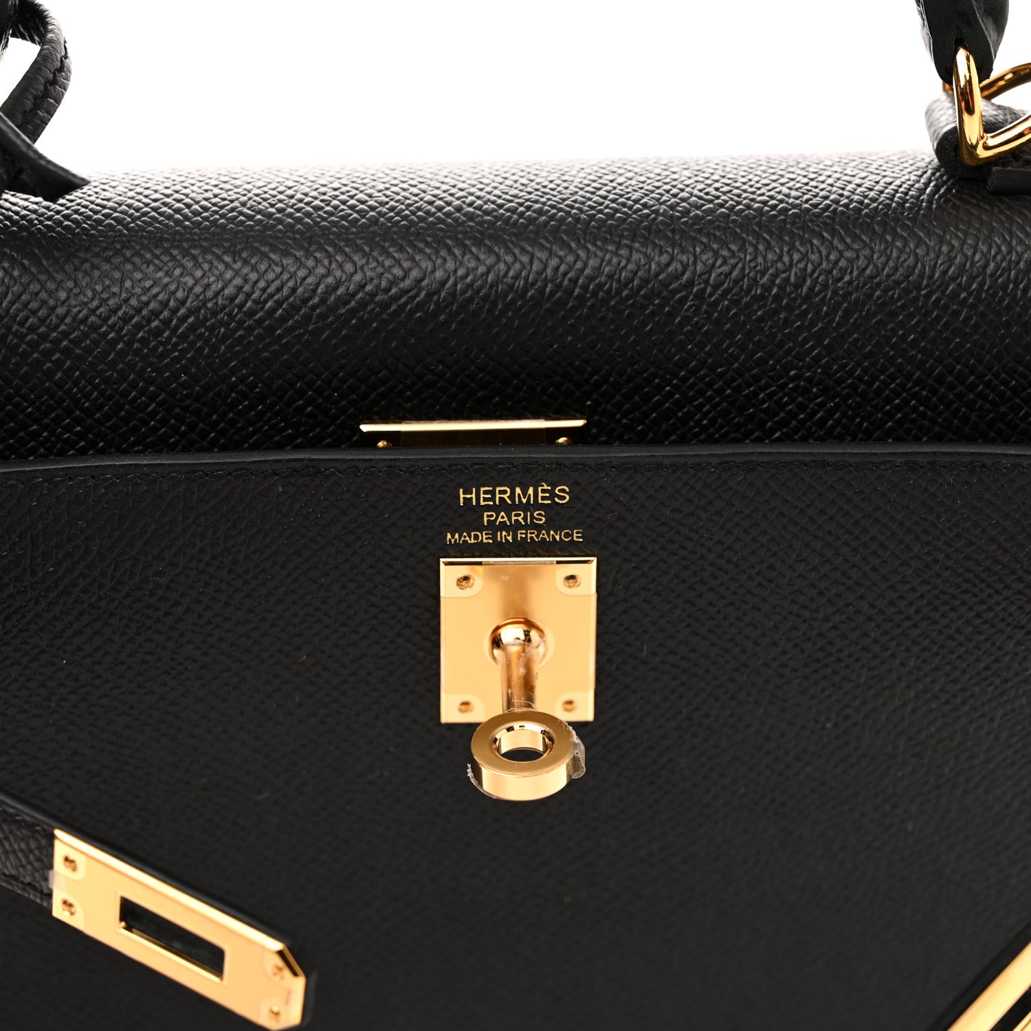 Hermes Epsom Kelly Sellier 25 Black 6 of 10