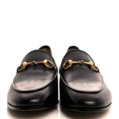Gucci Calfskin Womens Jordaan Loafers 37 Black 3 of 8