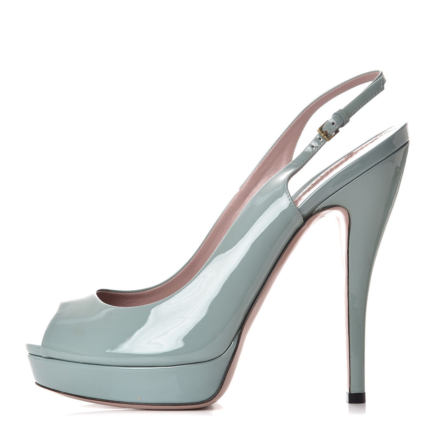 Vernice Crystal Peep Toe Platform Slingback Pumps 40.5 Bosco