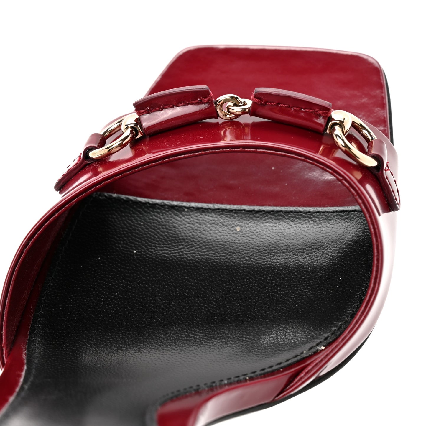 Nappa Regent Strappy Horsebit Sandals 39 Maple Red
