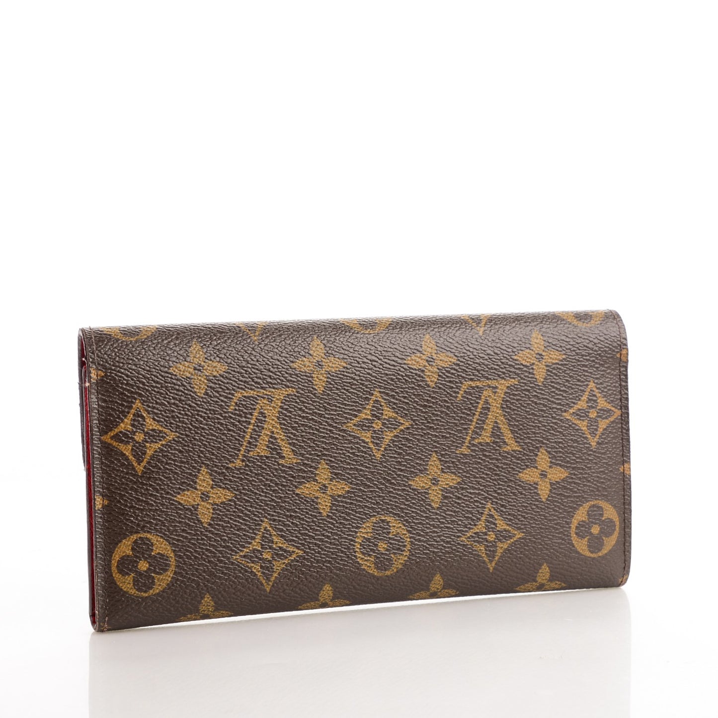 Monogram Emilie Wallet Red