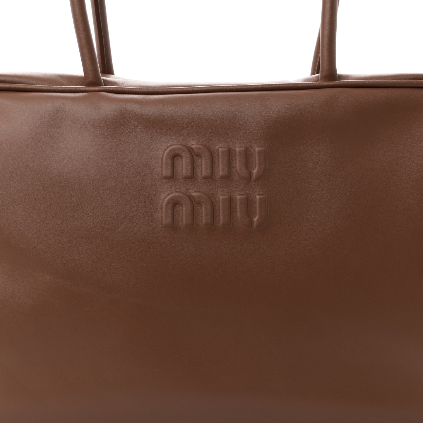 Soft Calf Softy Large Beau Top Handle Bag Cognac