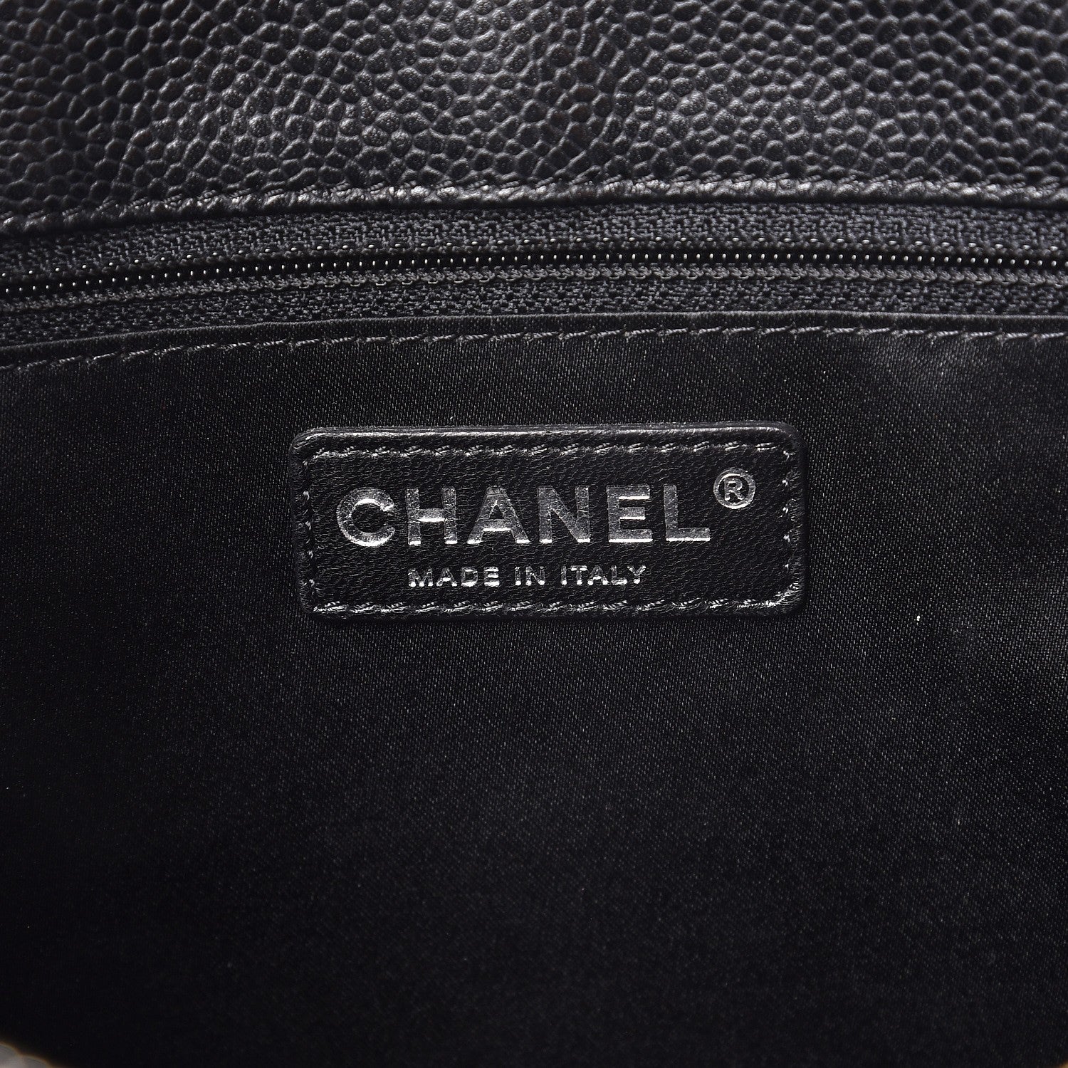 Chanel Caviar Quilted Grand Shopping Tote GST Black 6 of 8