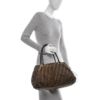 Fendi Zucca Large Mia Tote Tobacco 2 of 7