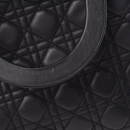 Christian Dior Calfskin Cannage Medium Anselm Reyle Lady Dior Black 11 of 14