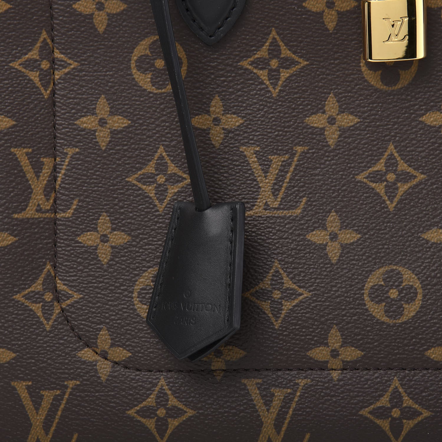 Louis Vuitton Monogram Flower Tote Black 9 of 11