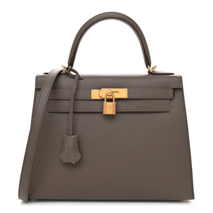 Hermes Epsom Kelly Sellier 28 Etain 1 of 11