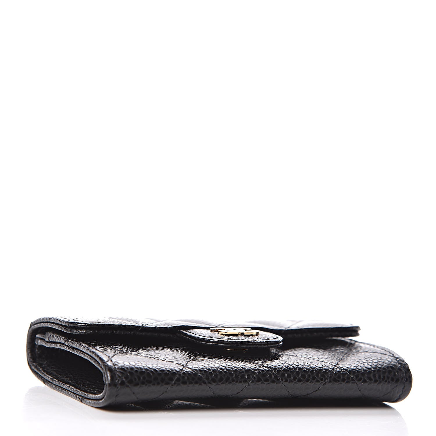 Chanel Caviar Quilted Flap Card Holder Black 4 of 8