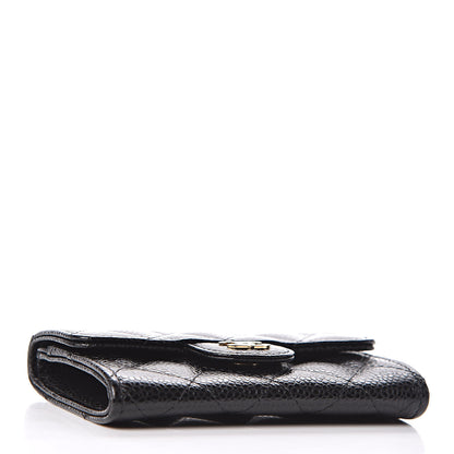 Chanel Caviar Quilted Flap Card Holder Black 4 of 8