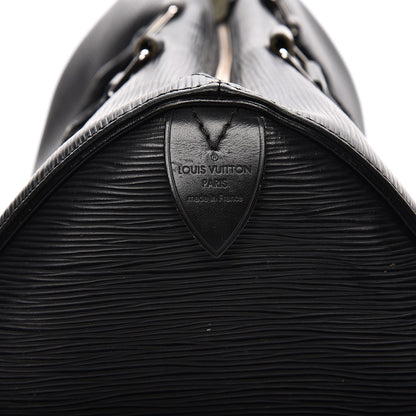 Louis Vuitton Epi Speedy 30 Black 6 of 13