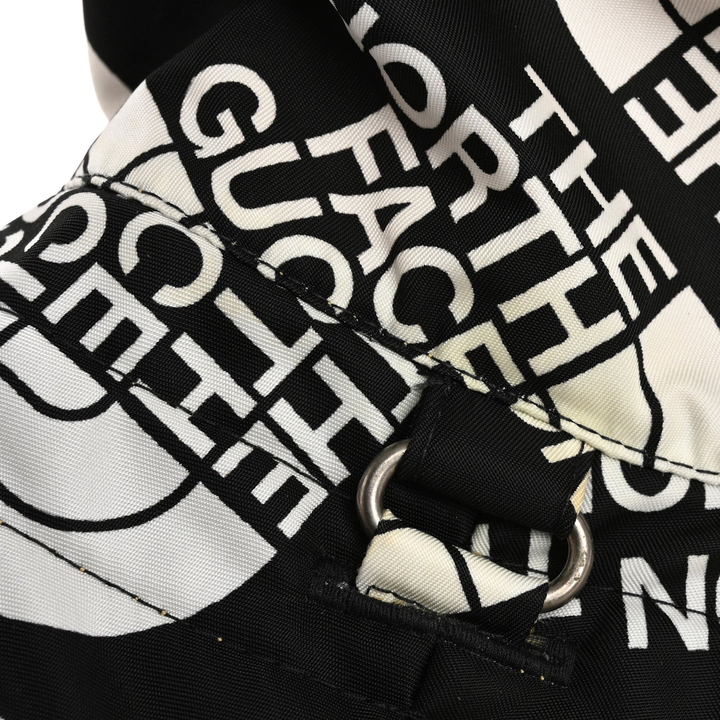 X THE NORTH FACE Nylon Reversible Self-Tie Bucket Hat M Black Yellow