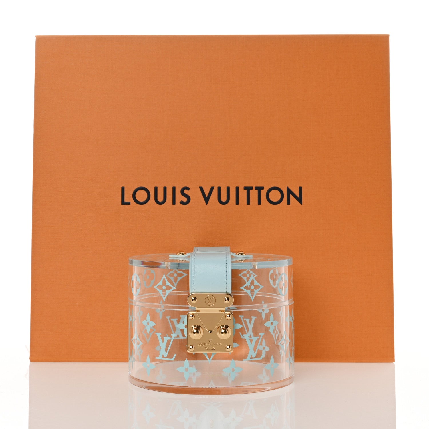Louis Vuitton Transparent Plexiglass Box Scott Blue 8 of 8