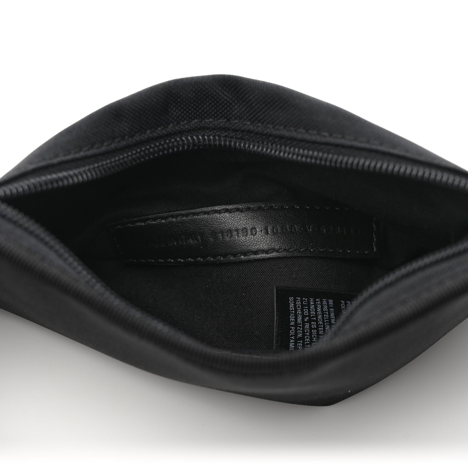 Balenciaga Sustainable Casual Nylon Weekend Belt Wallet Black 7 of 9