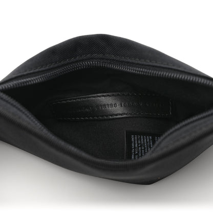 Balenciaga Sustainable Casual Nylon Weekend Belt Wallet Black 7 of 9