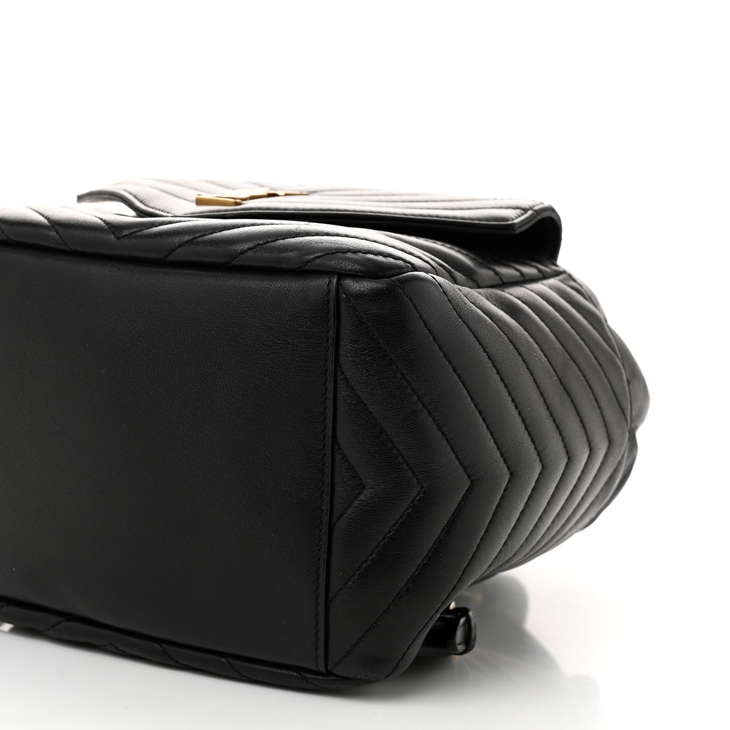 Lambskin Matelasse Monogram Joe Backpack Black