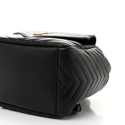 Saint Laurent Lambskin Matelasse Monogram Joe Backpack Black 10 of 10