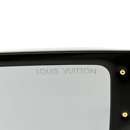 Louis Vuitton Acetate Swarovski Crystal Cyclone Sunglasses Z1578E Black 8 of 9