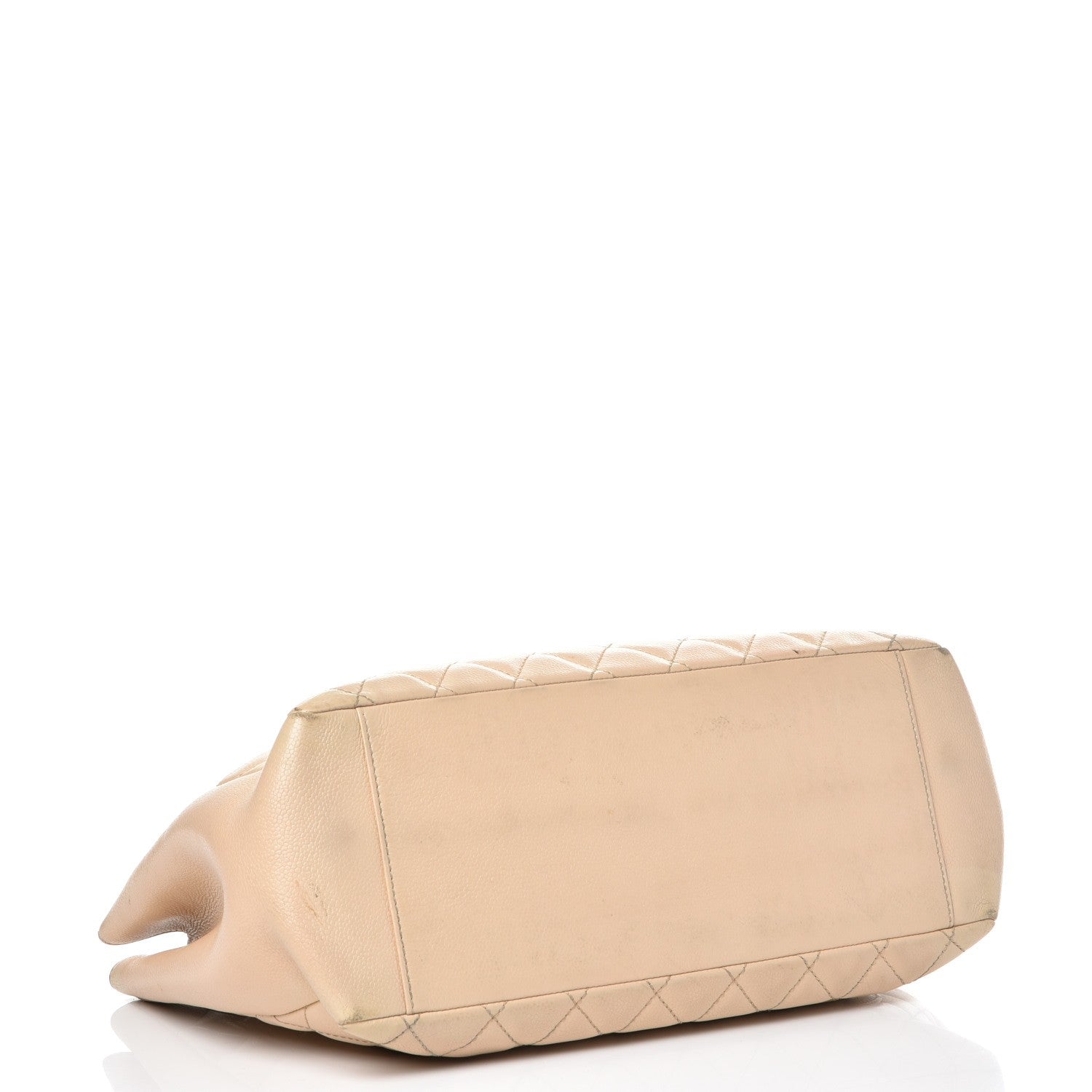 Chanel Caviar Quilted Grand Shopping Tote GST Beige 4 of 19
