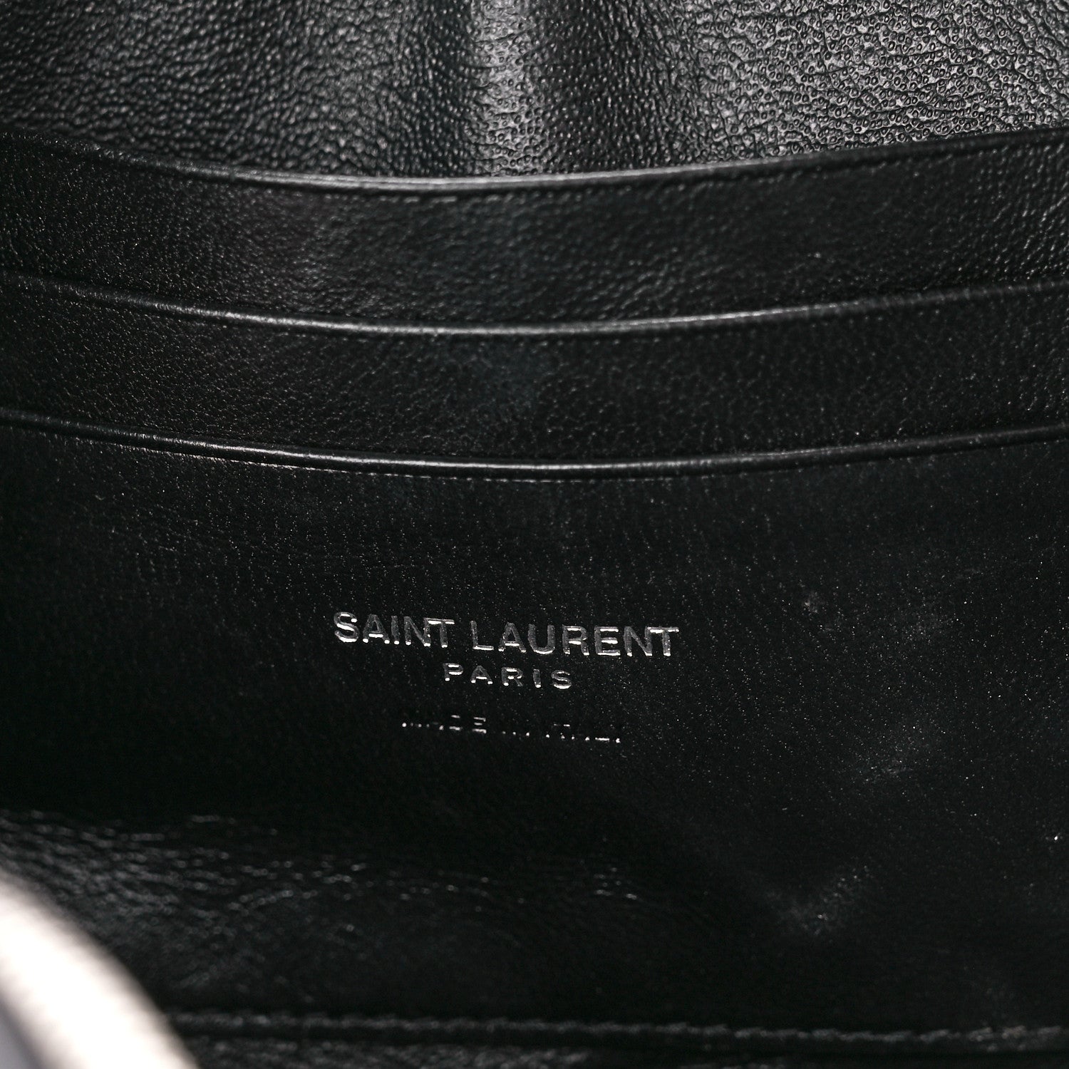 Saint Laurent Grain De Poudre Matelasse Monogram Mini Lou Camera Bag Black 6 of 11