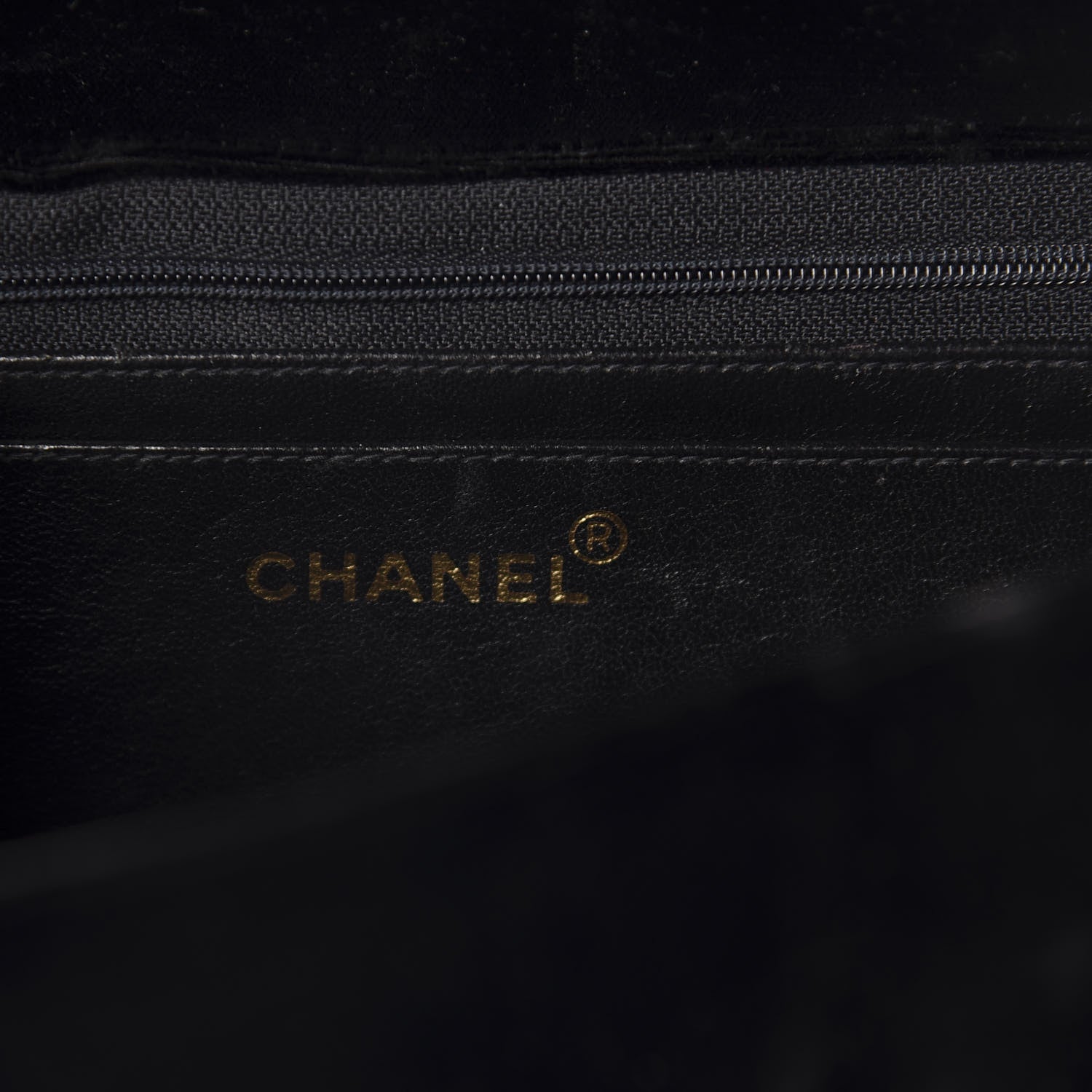 Chanel Velvet Vertical Quilted Jumbo Single Flap Black 8 of 12