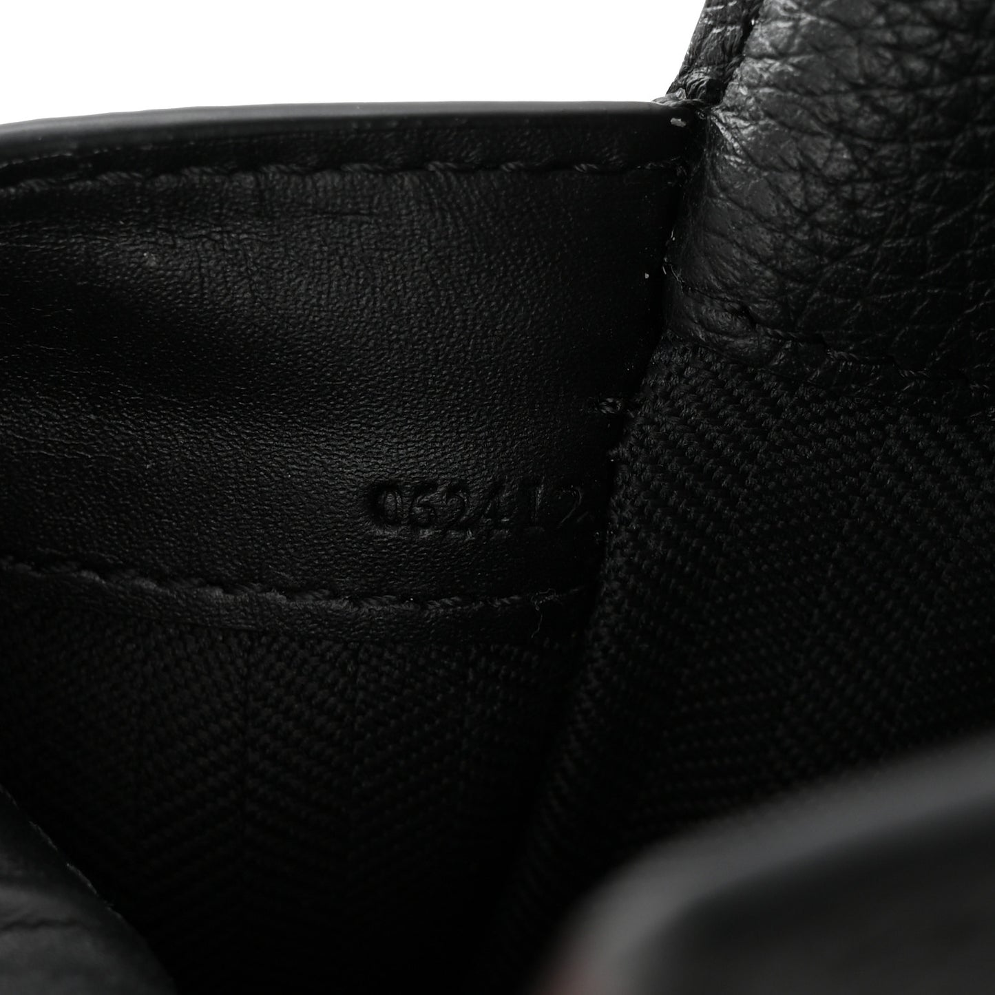 Soft Grained Calfskin Vertical T-Pocket Crossbody Bag Black