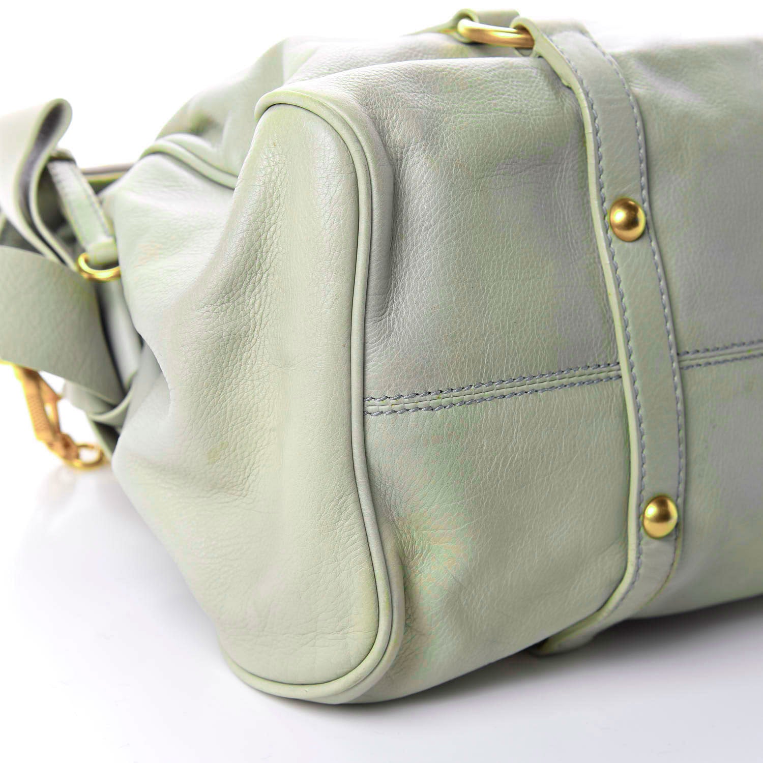 Miu Miu Vitello Bow Bag Nube 7 of 16