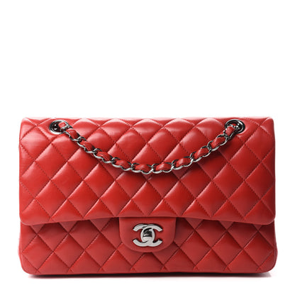 Chanel Lambskin Quilted Medium Double Flap Red 1 of 14