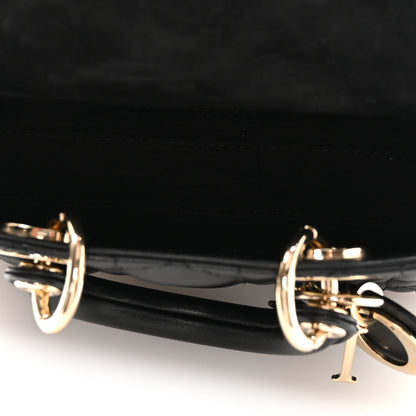 Christian Dior Lambskin Cannage Micro Lady D-Joy Black 5 of 10