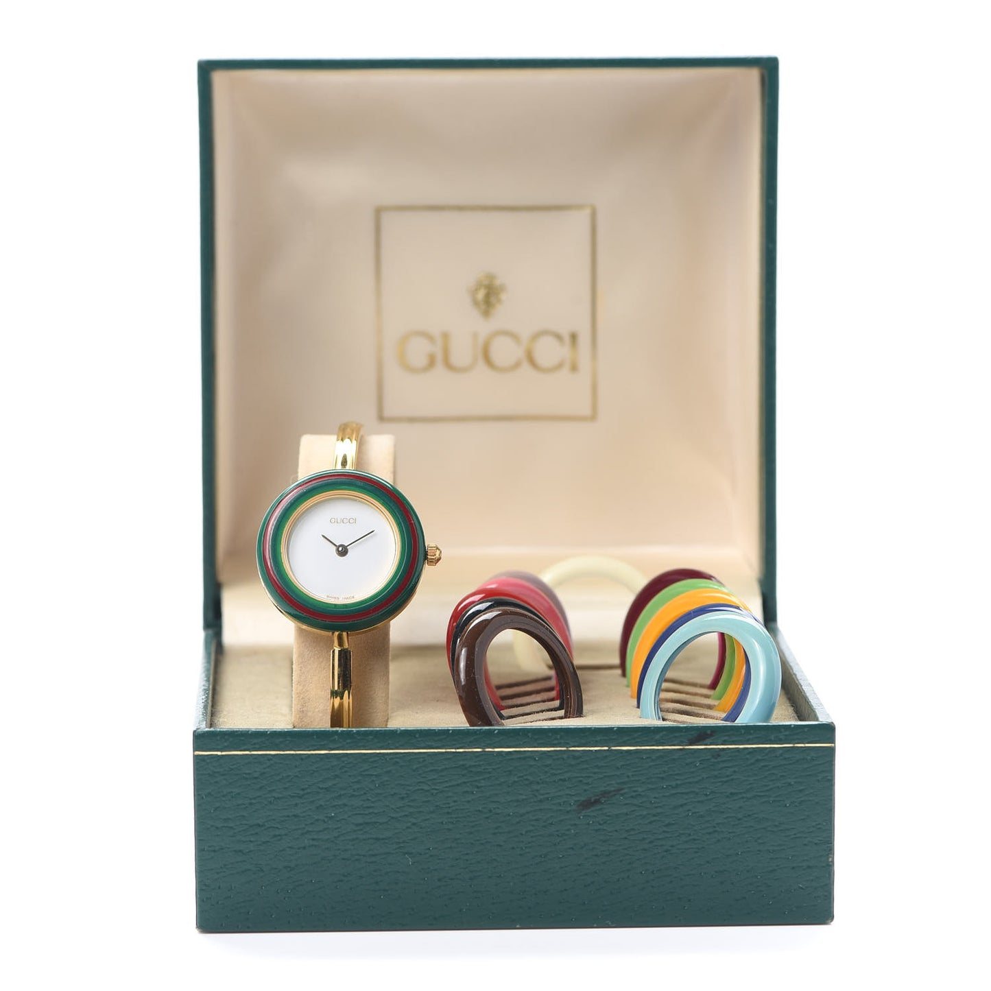 Stainless Steel 26mm Interchangeable Bezel Quartz Watch